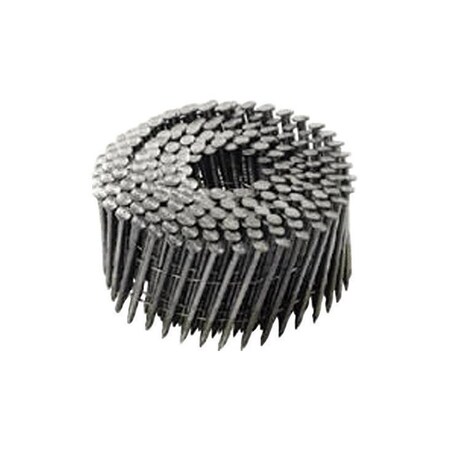 Hitachi 3.25 x 0.13 in. Dia. 16 deg 16 Gauge Smooth Shank Angled Coil Framing Nails, 4000PK 2596534